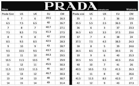 prada size 41 in us|Prada size chart.